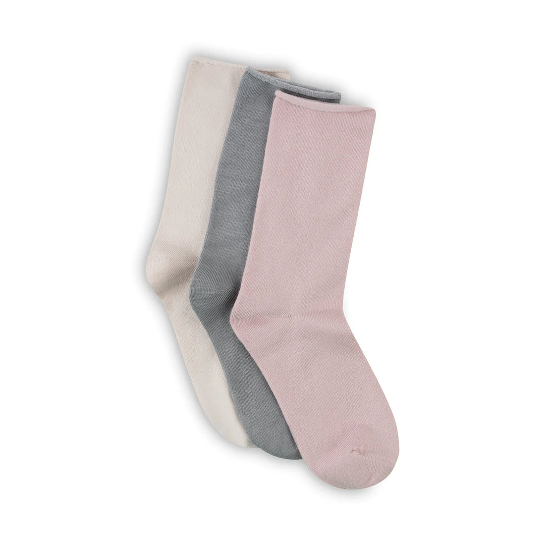 3PK Recycled Pillow Polytam Crew Socks