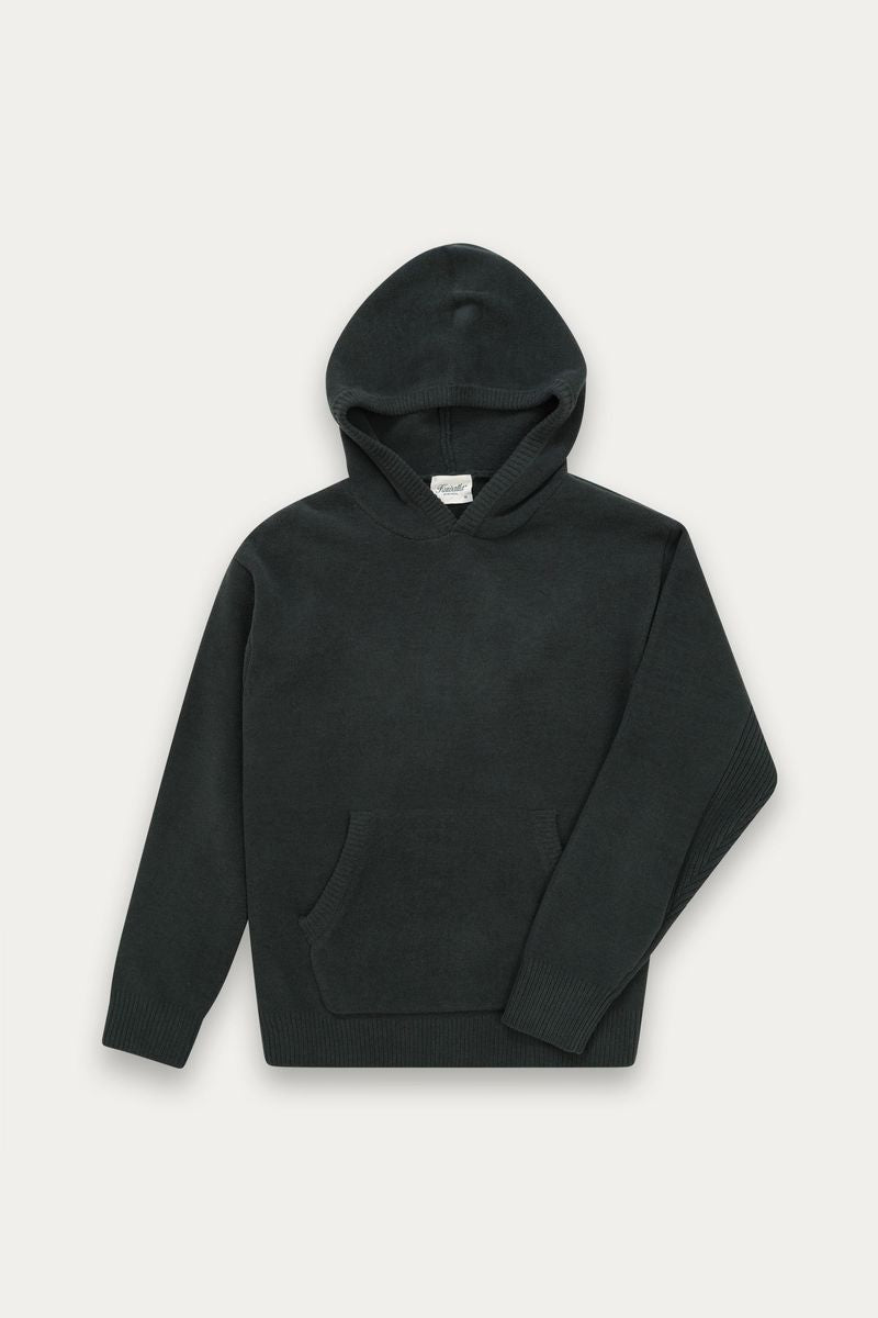 Textured Knit Hoodie