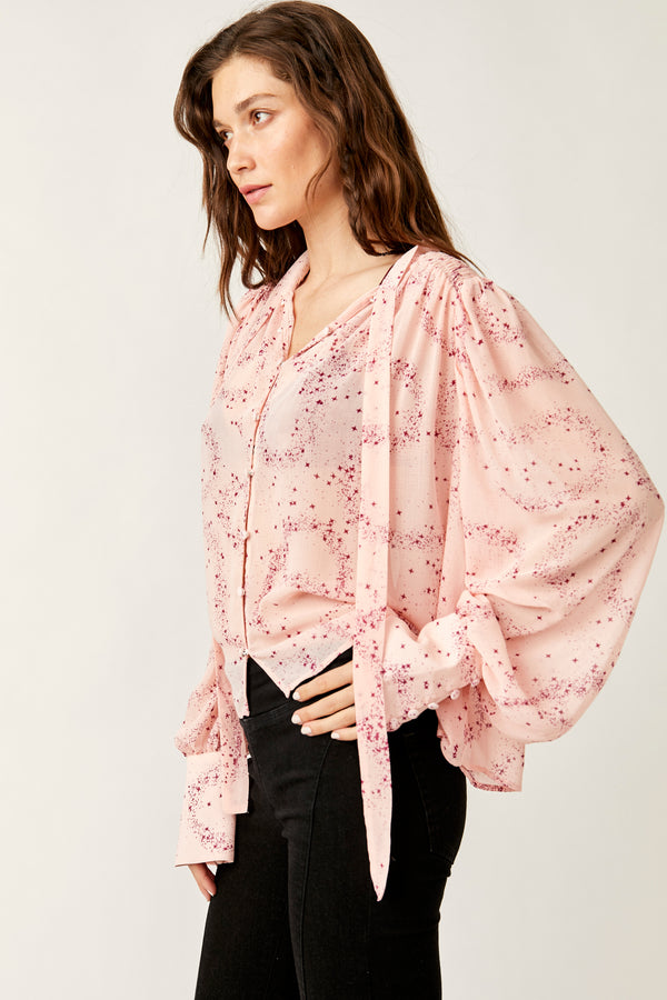 Stars Align Printed Blouse