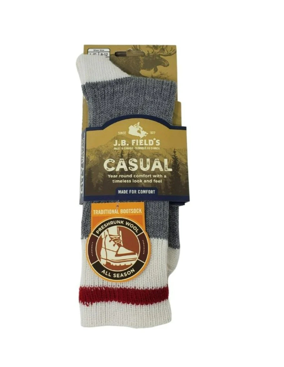 Traditional Wool Boot Sock