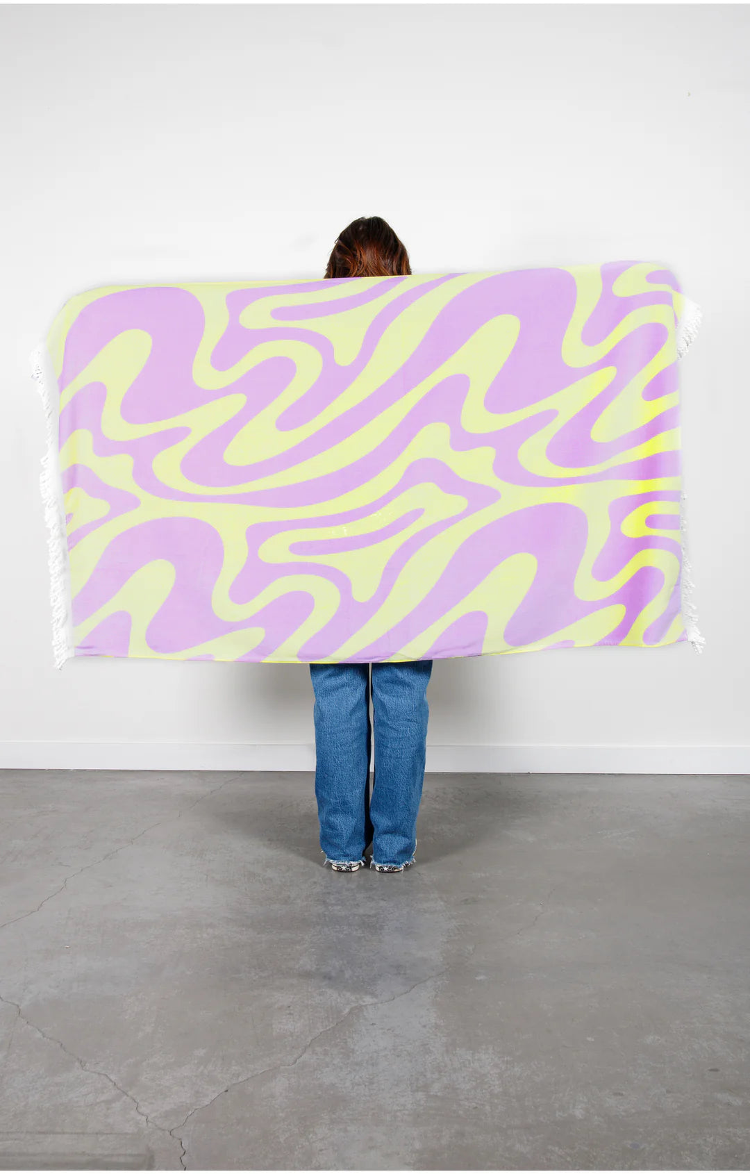 The Bowie Velour Beach Towel