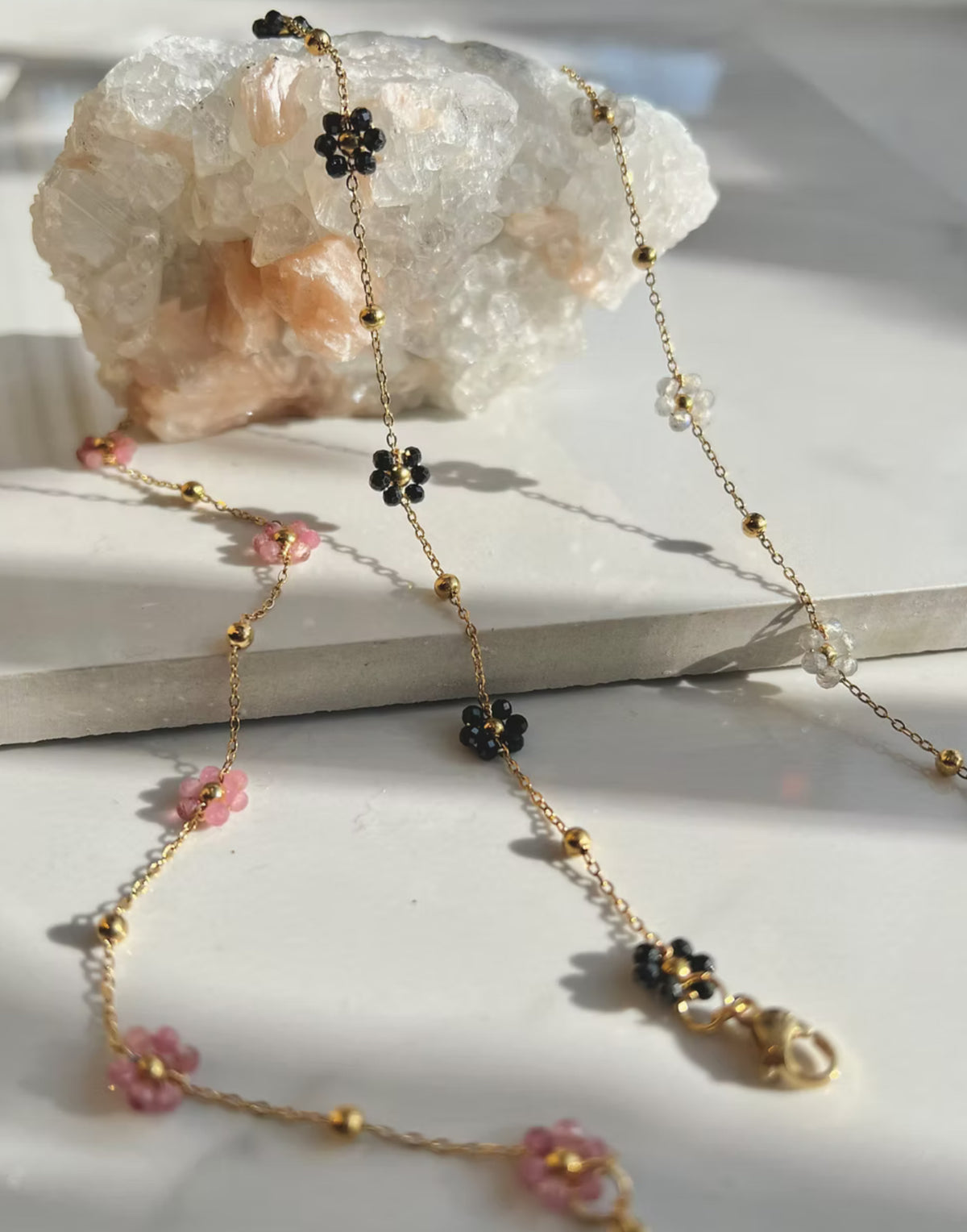 Semi Precious Daisy Chain Braclets