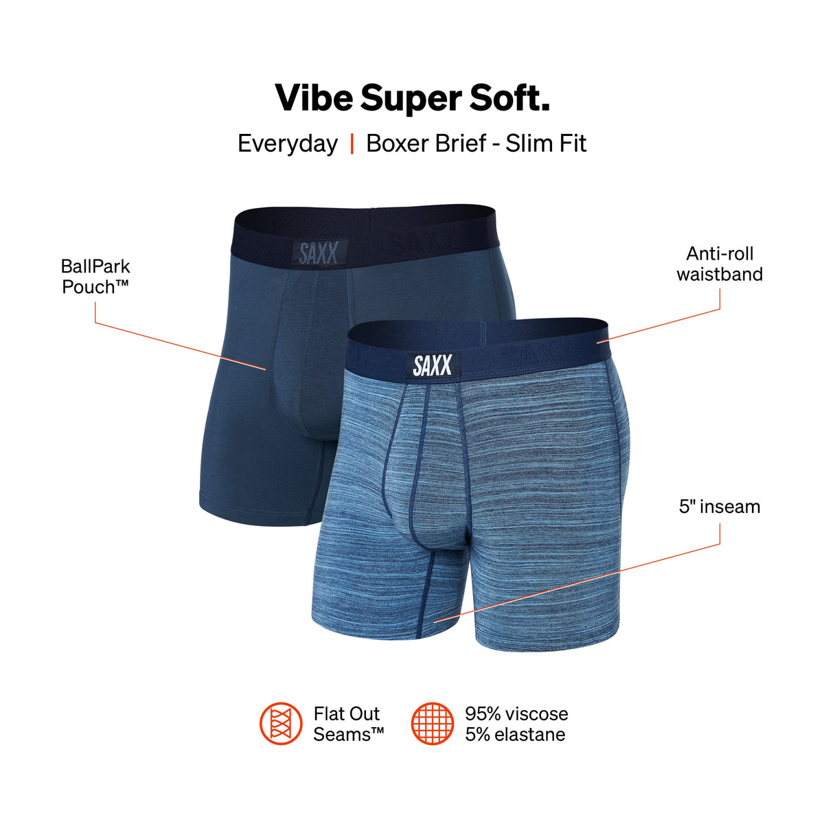 SAXX VIBE 2-Pack