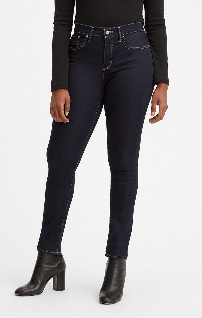 Levis high waisted black sales skinny jeans