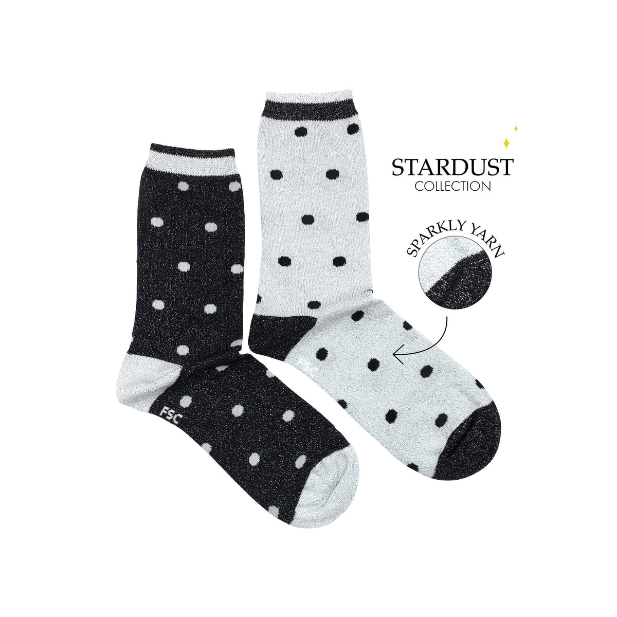 Womens Stardust Collection Sock