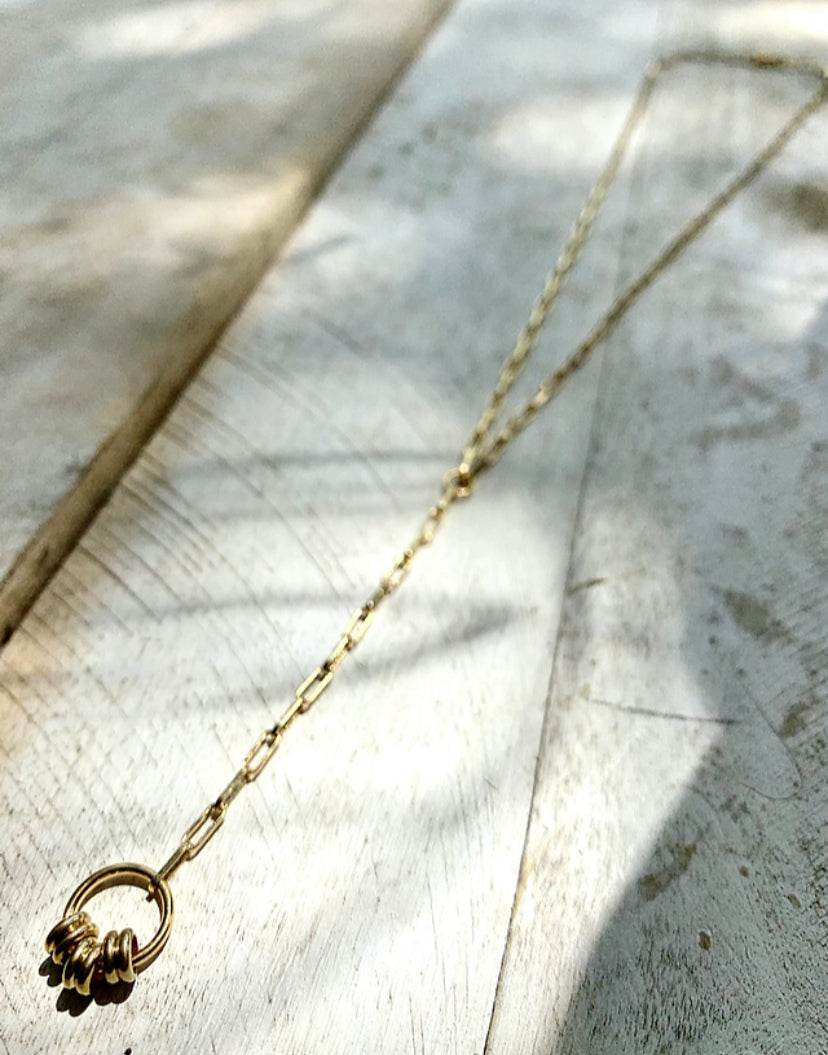 Loop and Bead Necklace