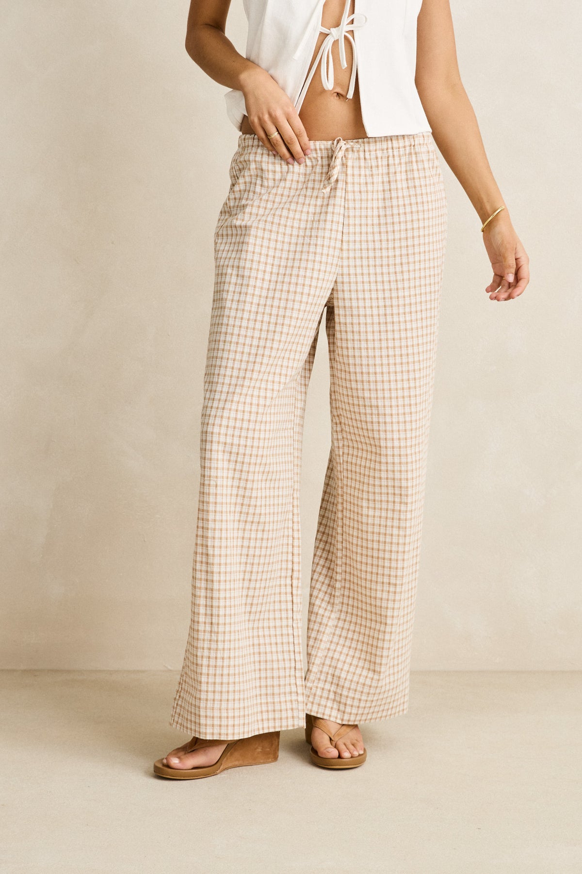 London Check Beach Pant