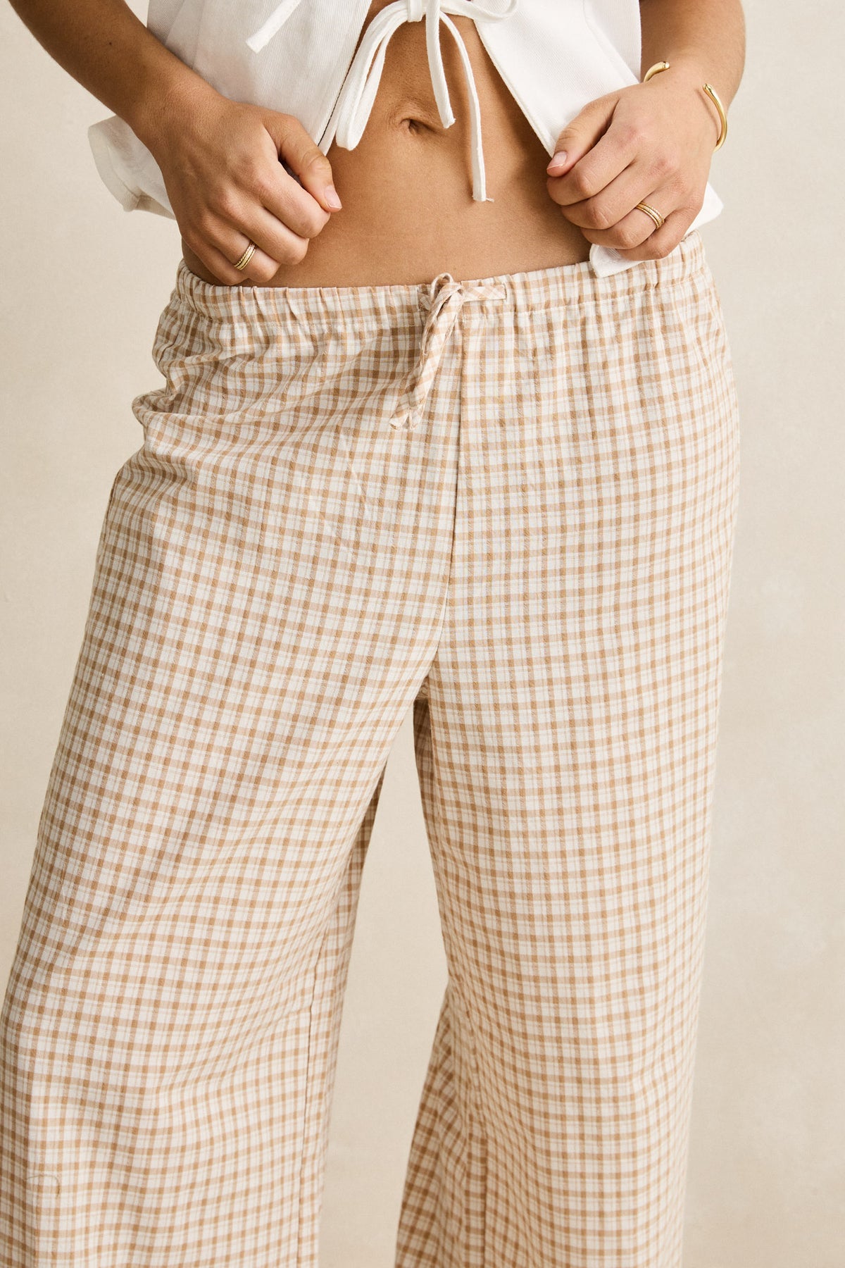 London Check Beach Pant