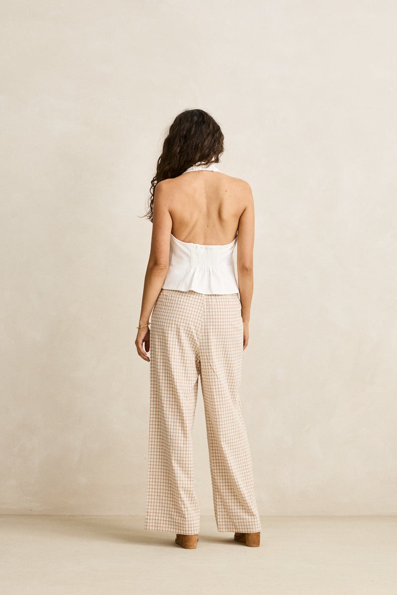 London Check Beach Pant