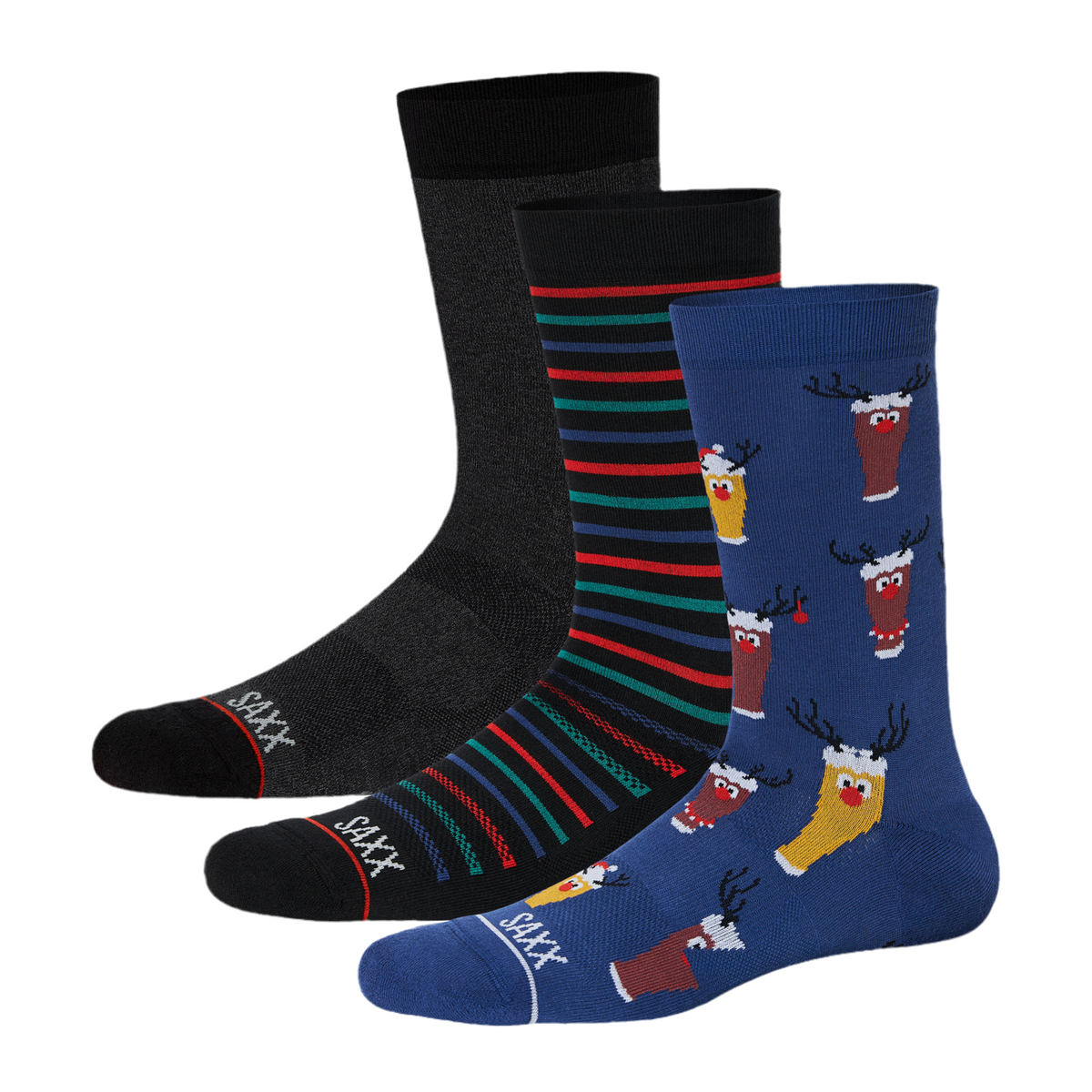 Whole Package 3-Pack Crew Socks