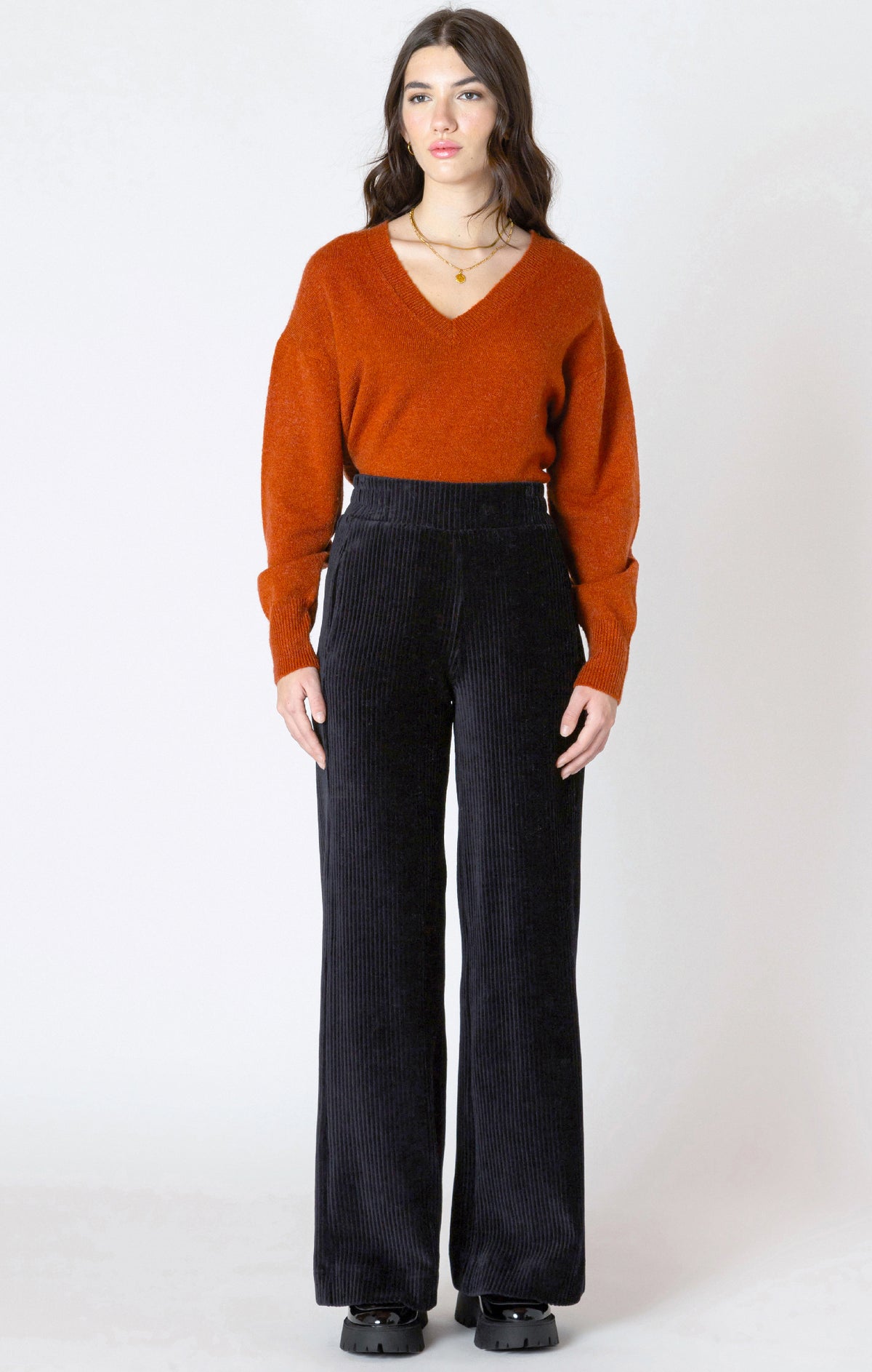 Wide Leg Corduroy Pant