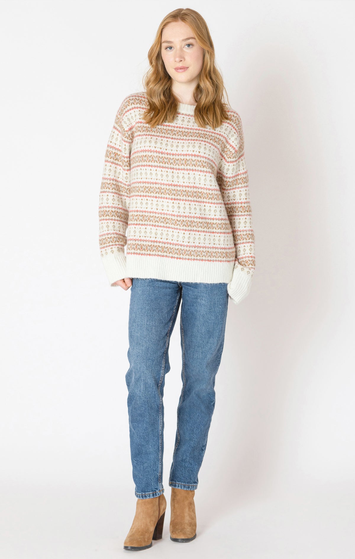 Oversized Patterened Sweater