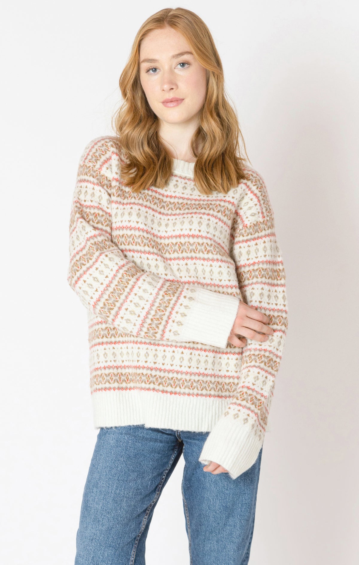 Oversized Patterened Sweater