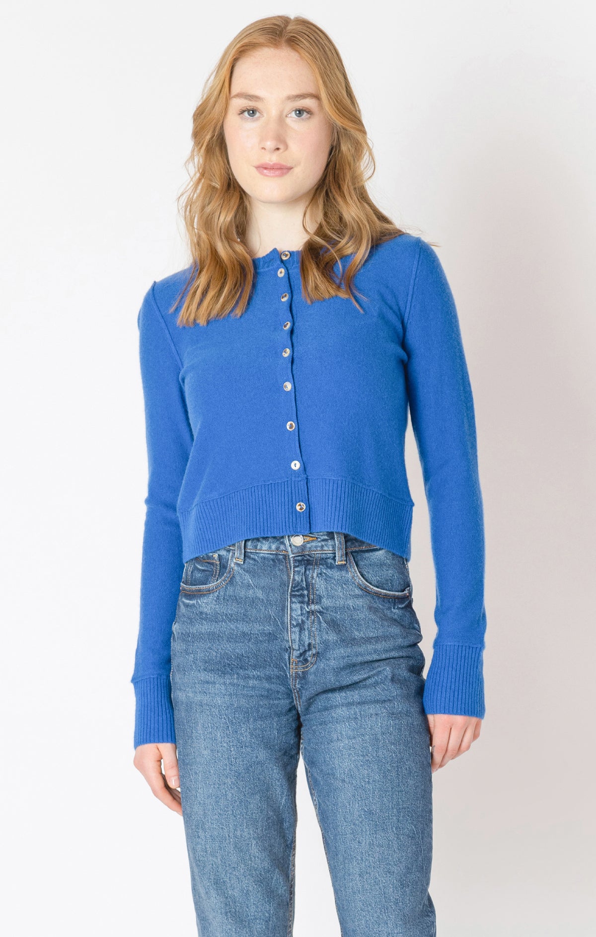 Easy Crewneck Cardigan