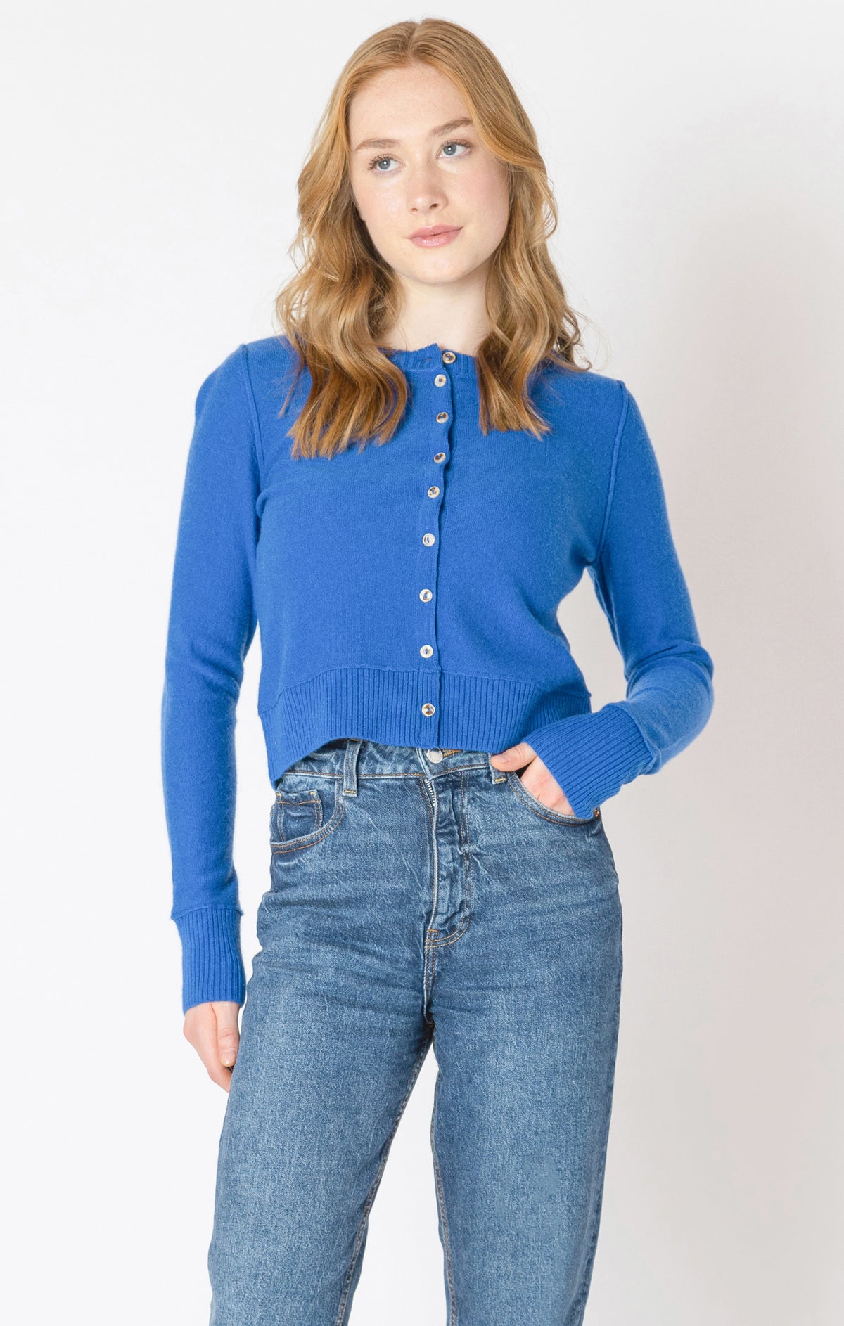 Easy Crewneck Cardigan