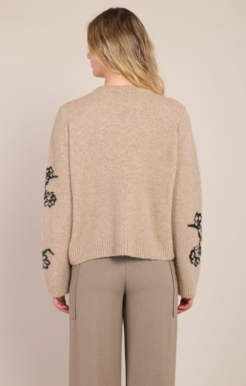 Flower Crewneck Sweater