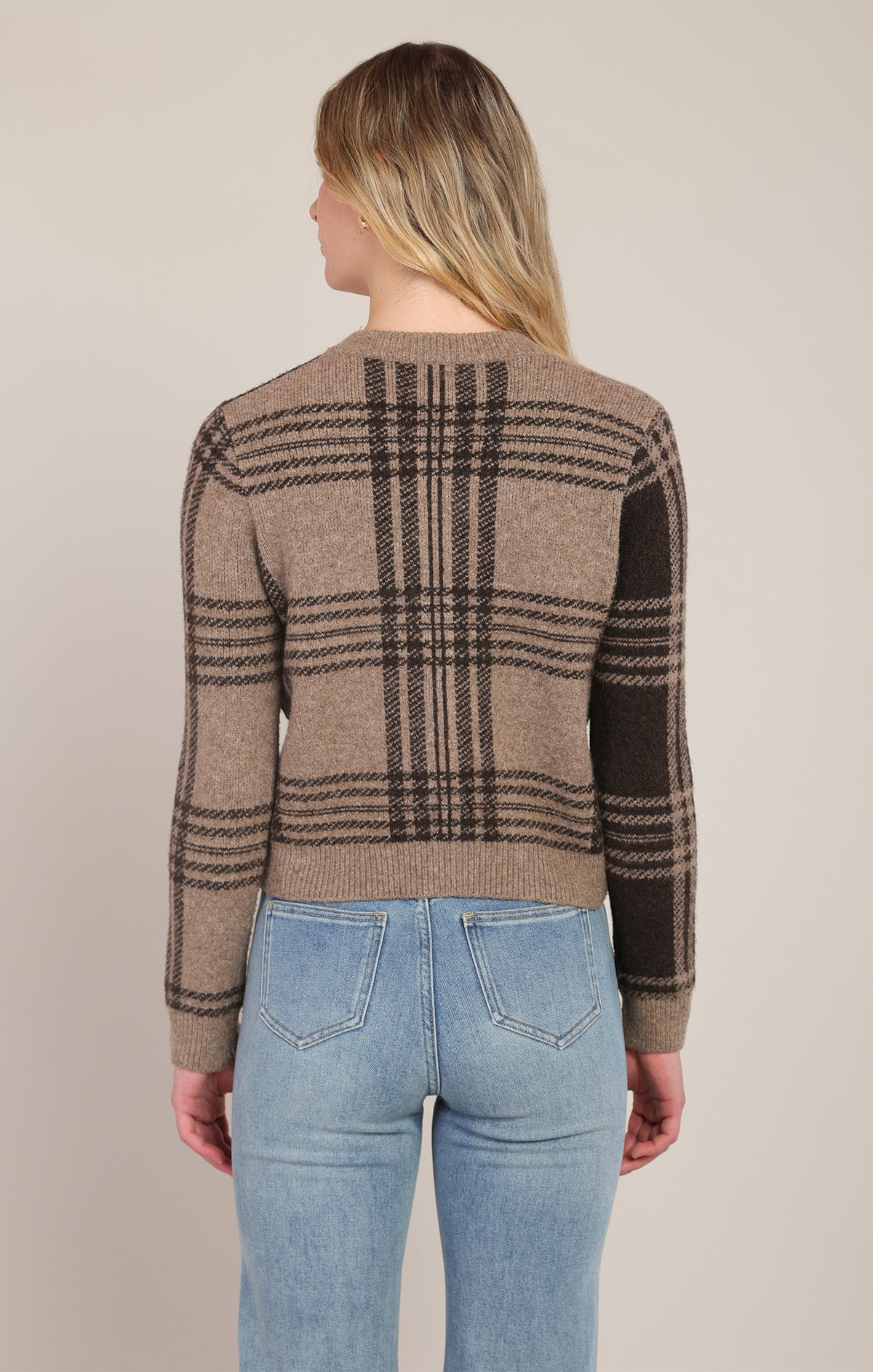 Plaid Cardigan