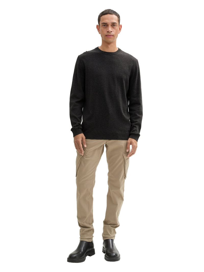 Cotton Cashemere Crewneck Sweater