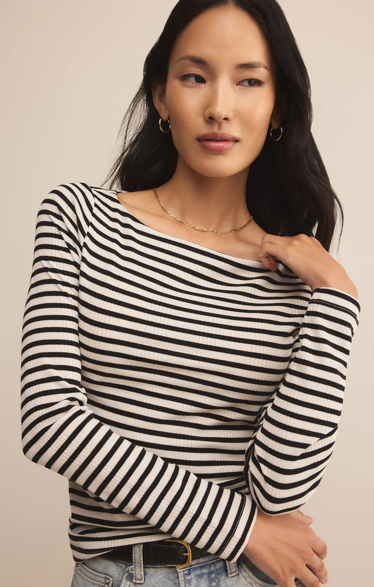 Pristine Striped Tee