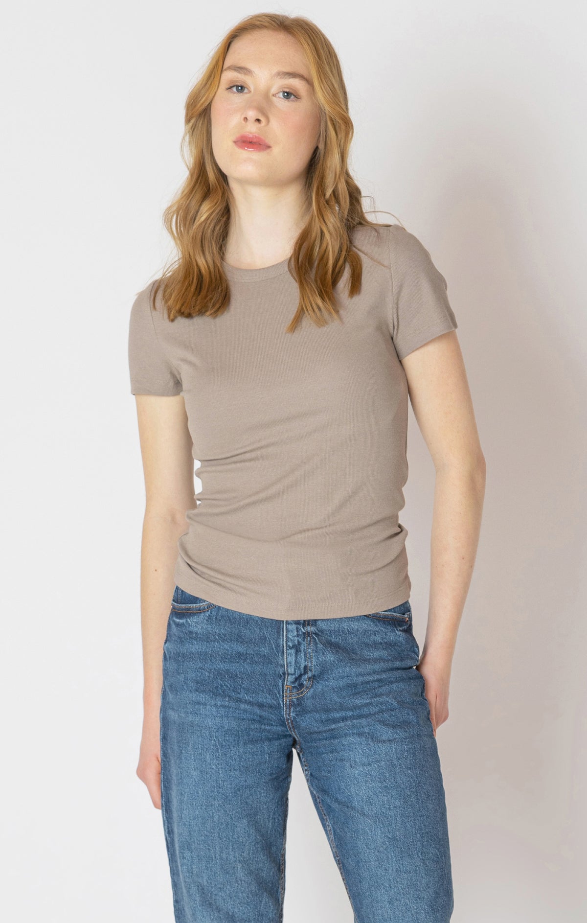 Basic Ribbed Tee