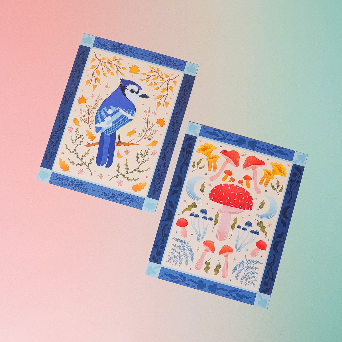 Mushroom Art Print (7"x9") - Online Only