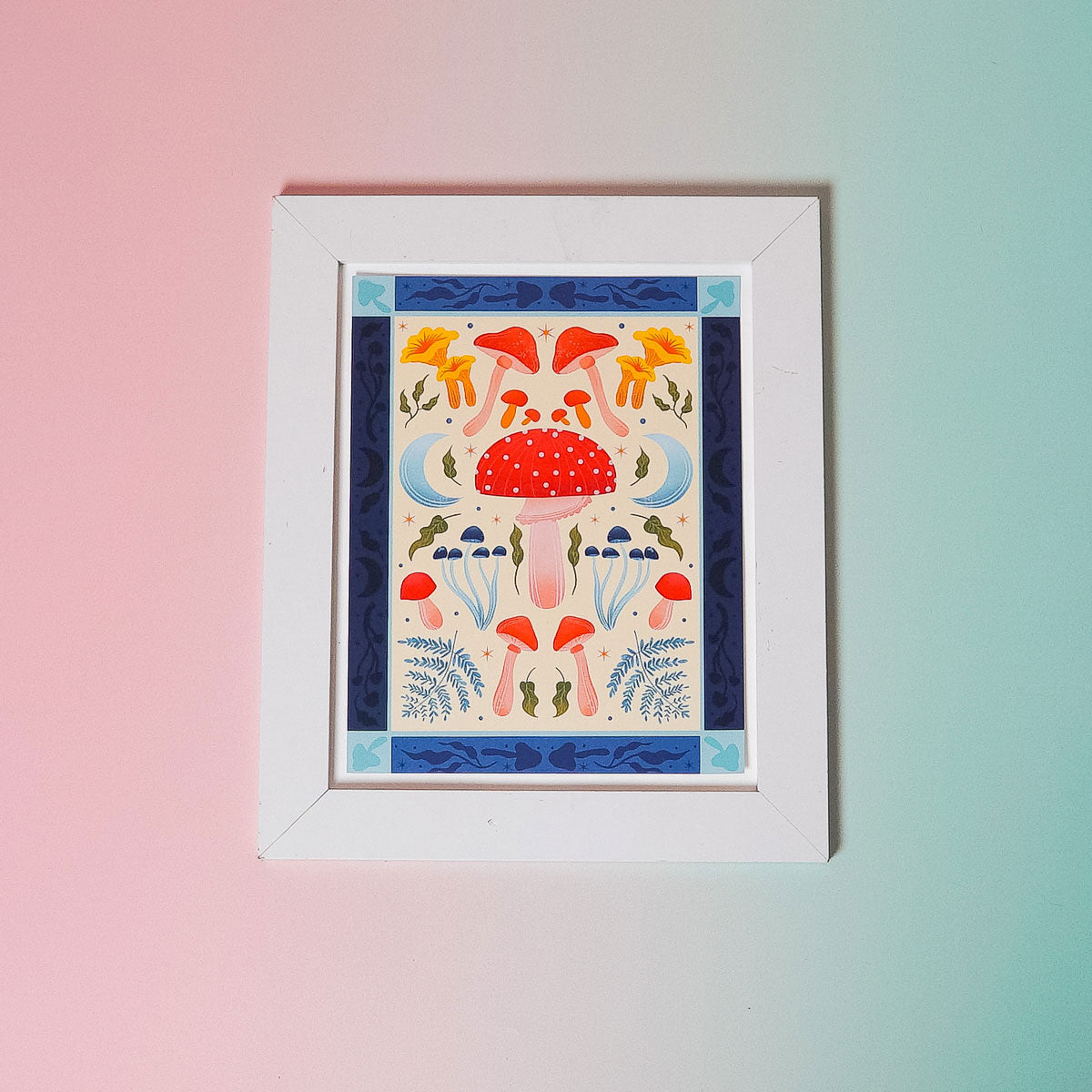 Mushroom Art Print (7"x9") - Online Only