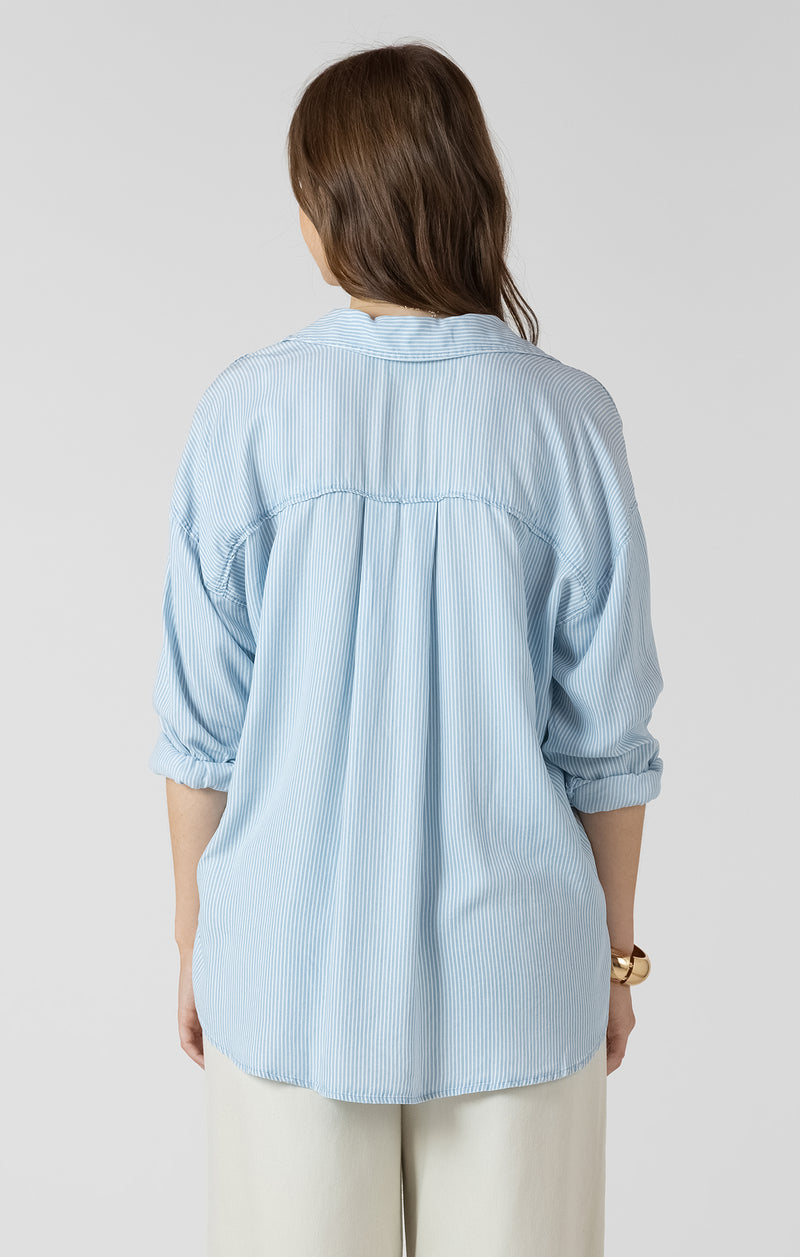 Relaxed Button Front Shirt