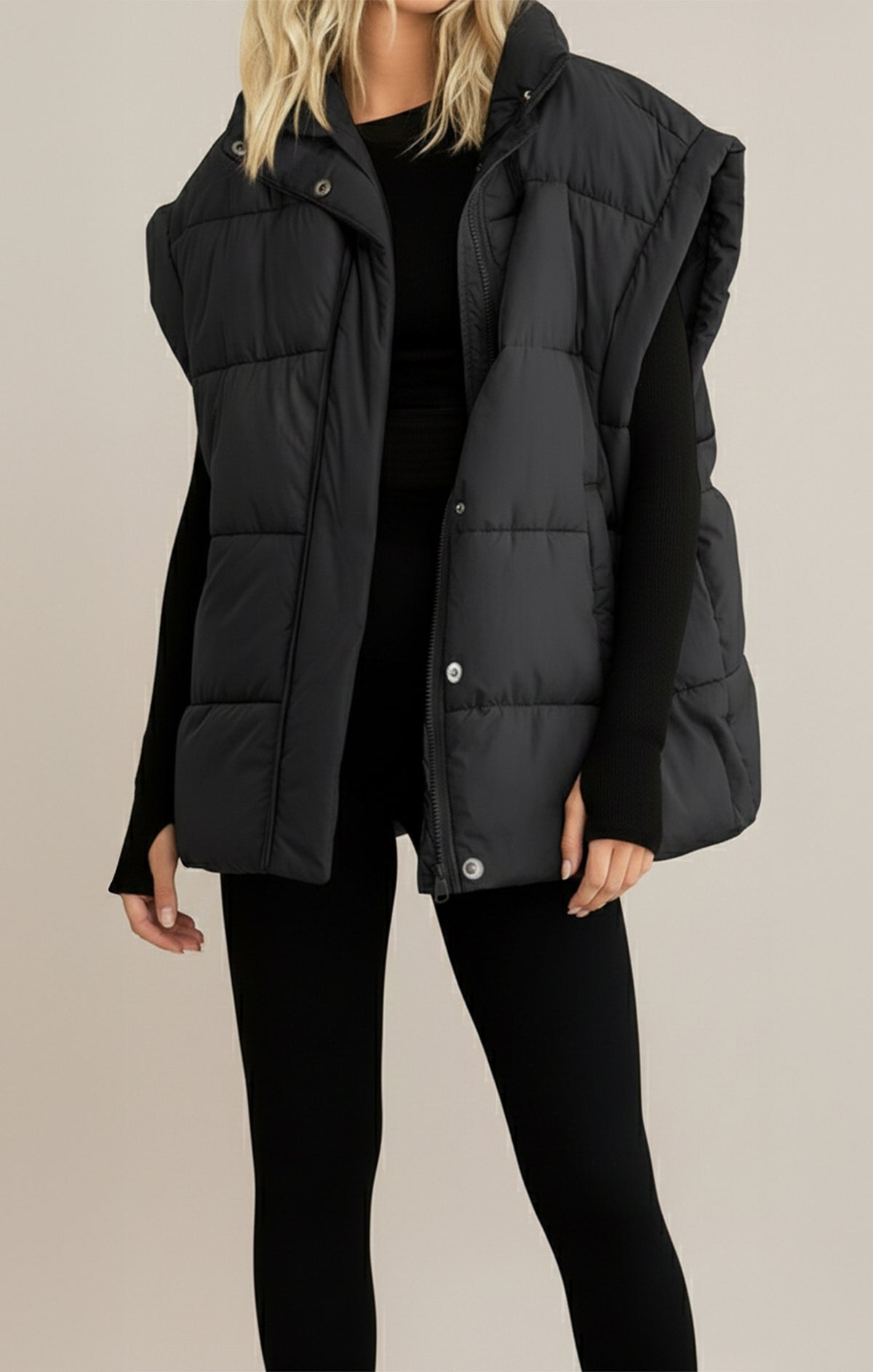 Quilted Boxy Vest