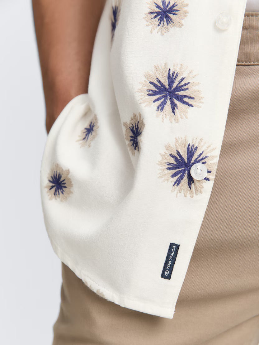 All Over Embroidered Shirt