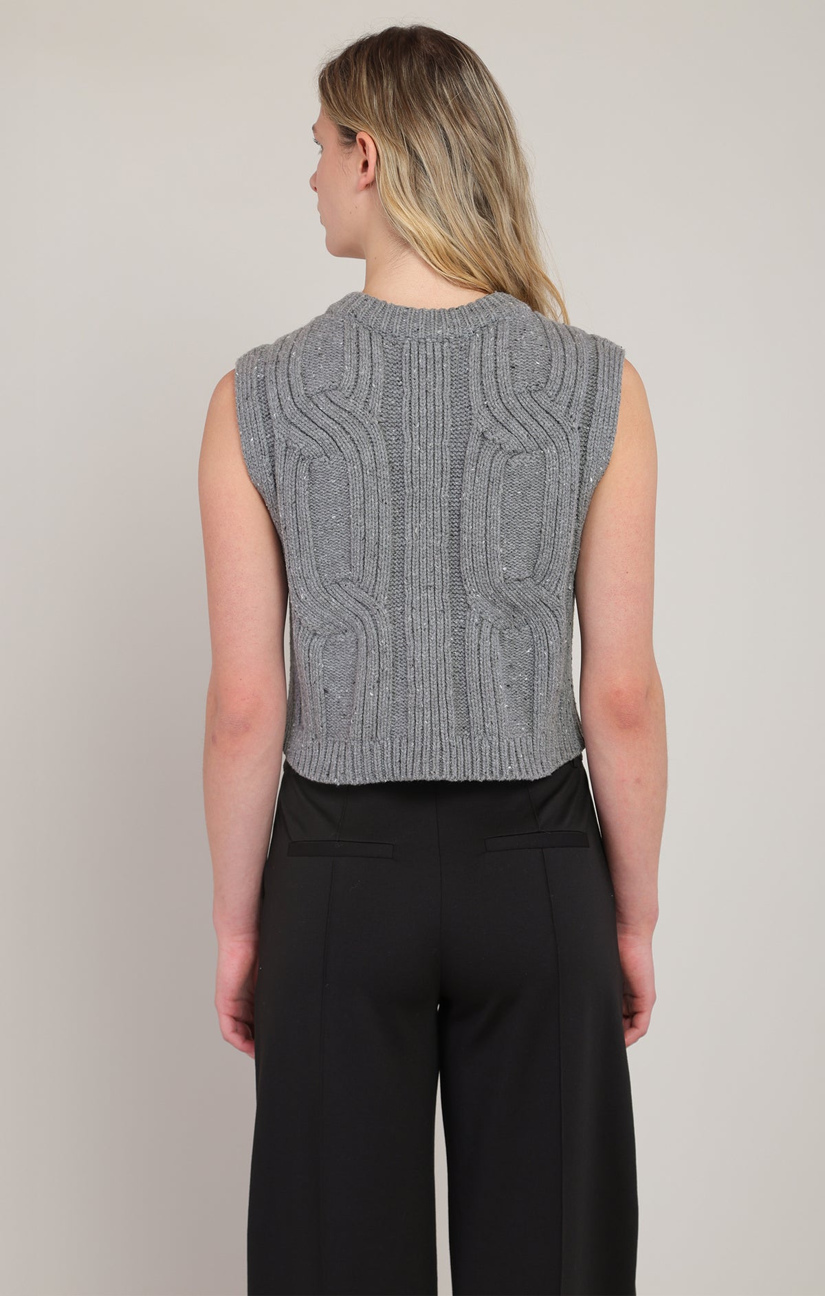 Cable Sweater Vest