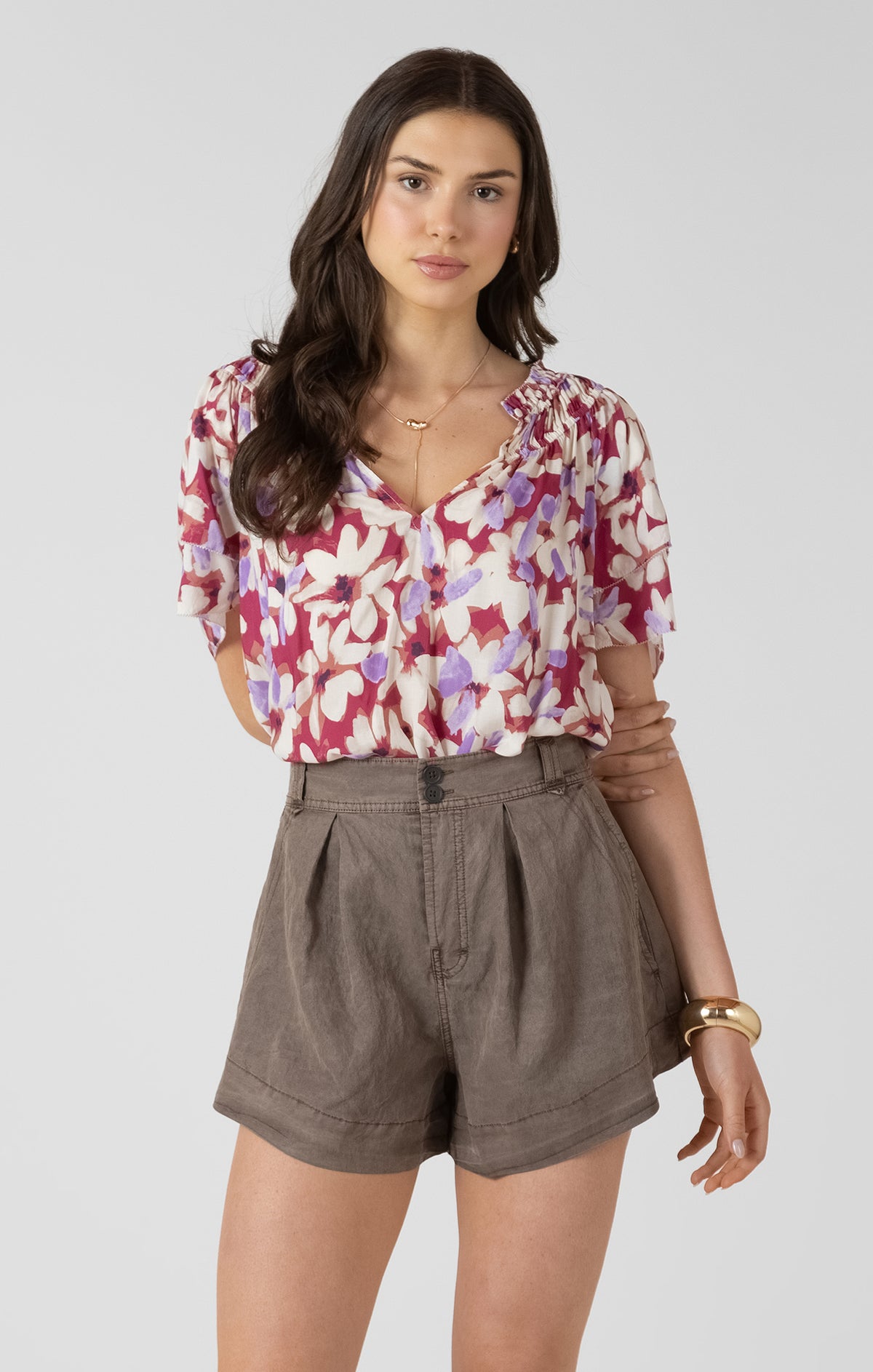 Flutter Sleeve Blouse