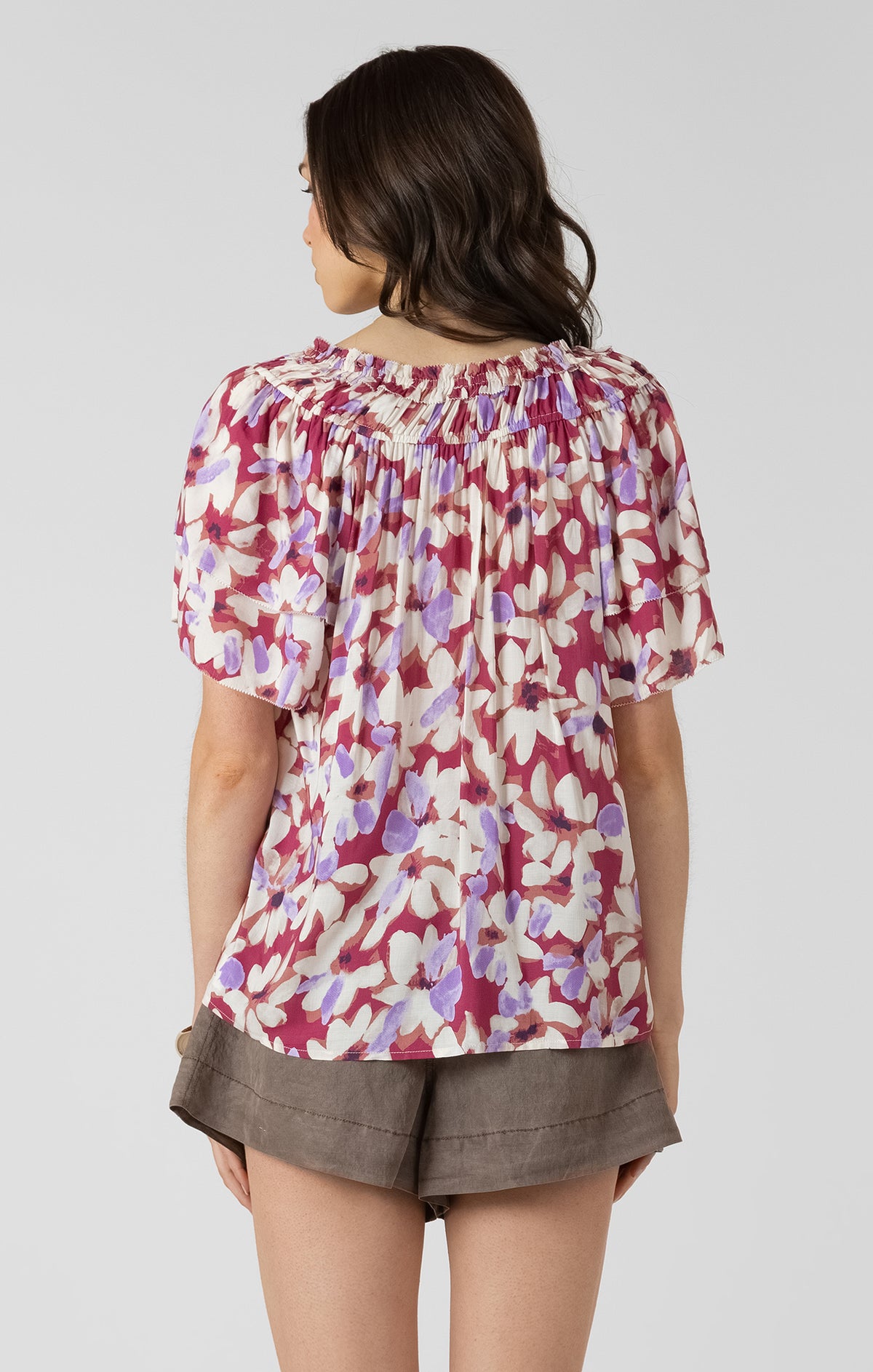 Flutter Sleeve Blouse