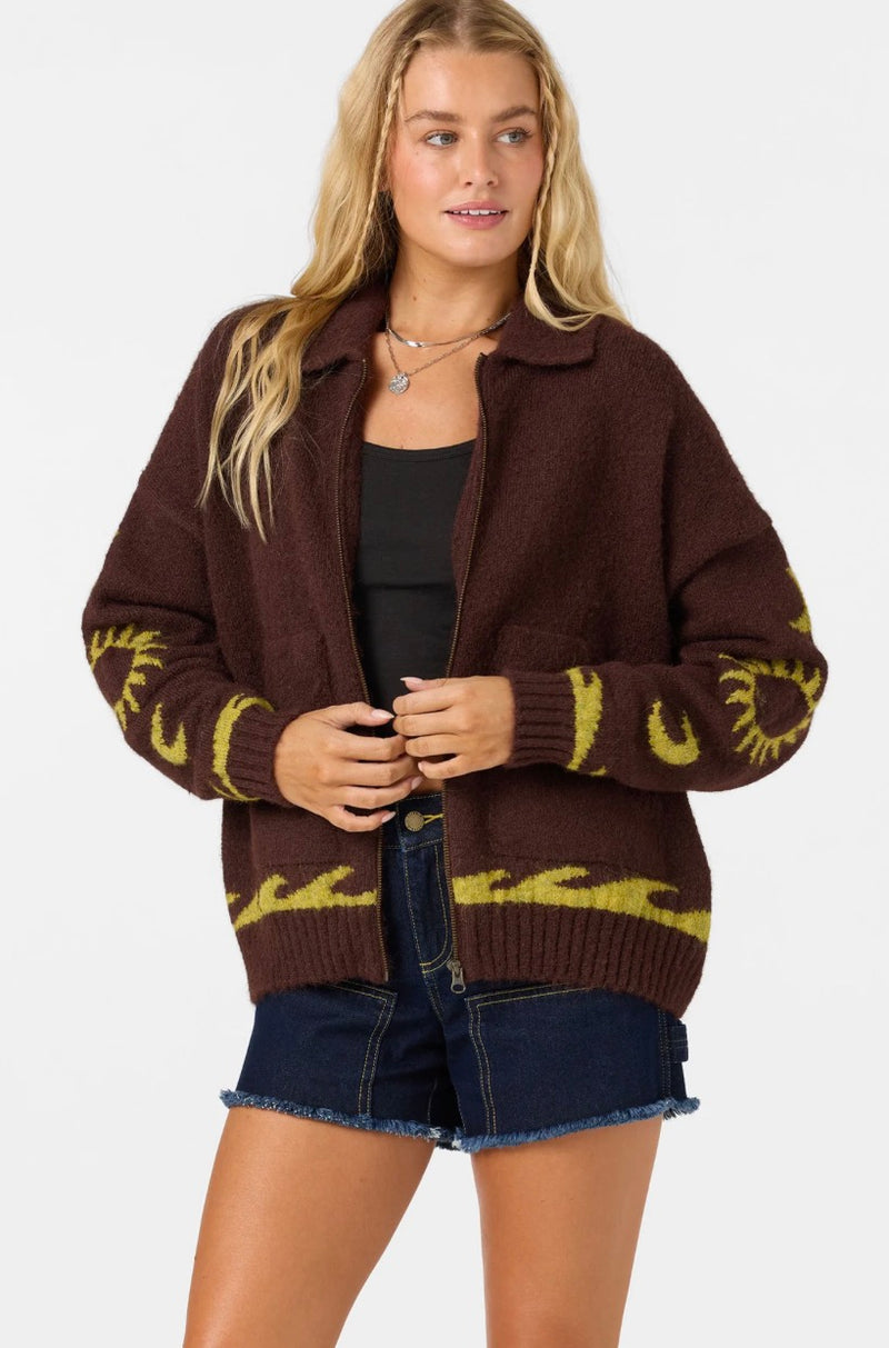 Corrine Zip Up Sweater