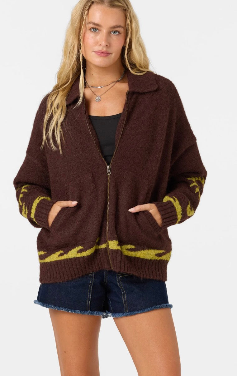 Corrine Zip Up Sweater