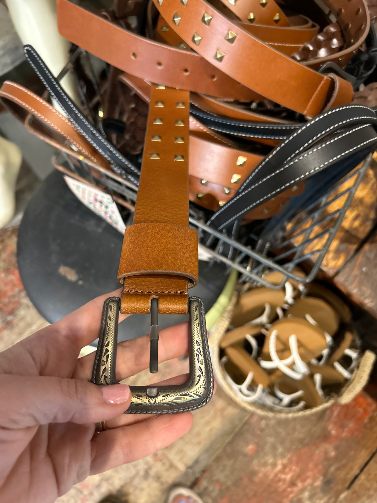 Ash Studded Belt