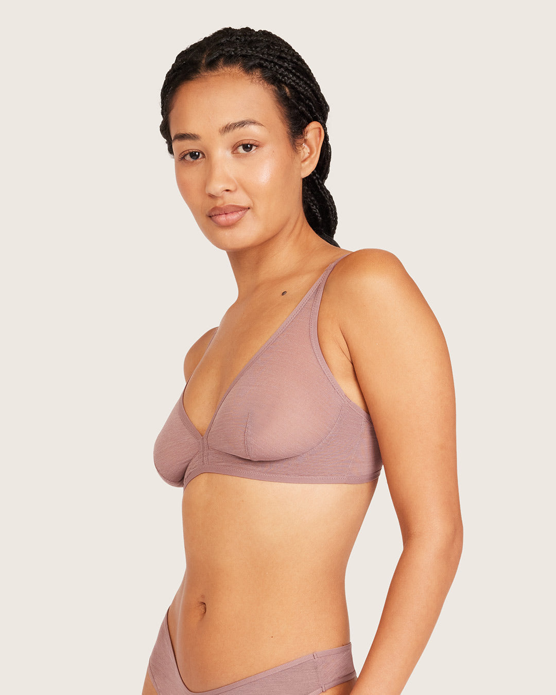 Freshmesh Plunge Bralette