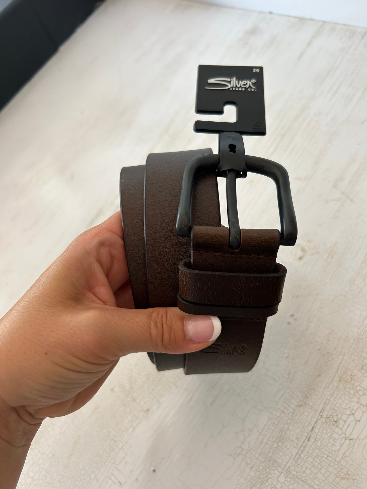 Split Loop Dk Brown Belt