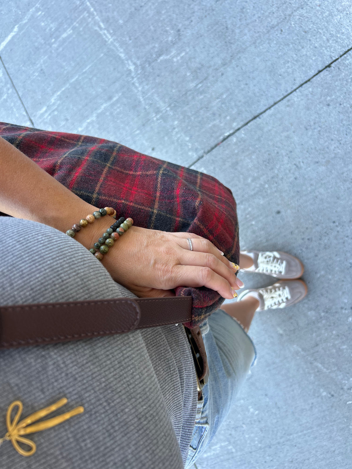 Triangle Bag - Plaid