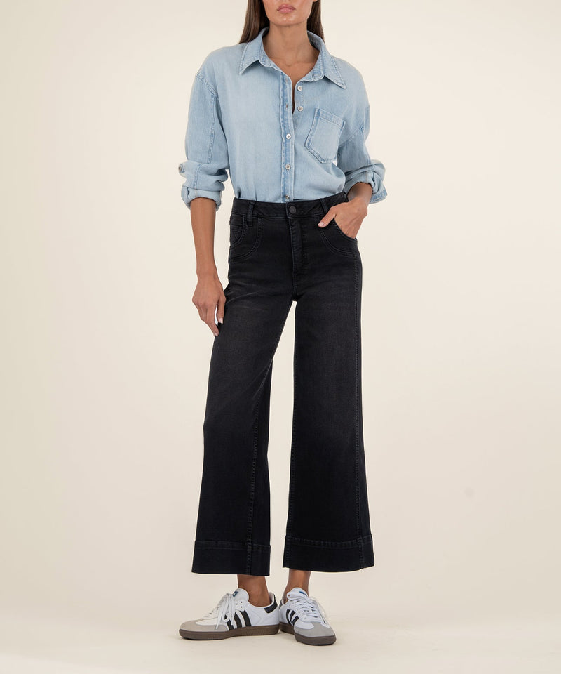 Meg High Rise FAB AB Wide Leg - DBL Front Pocket
