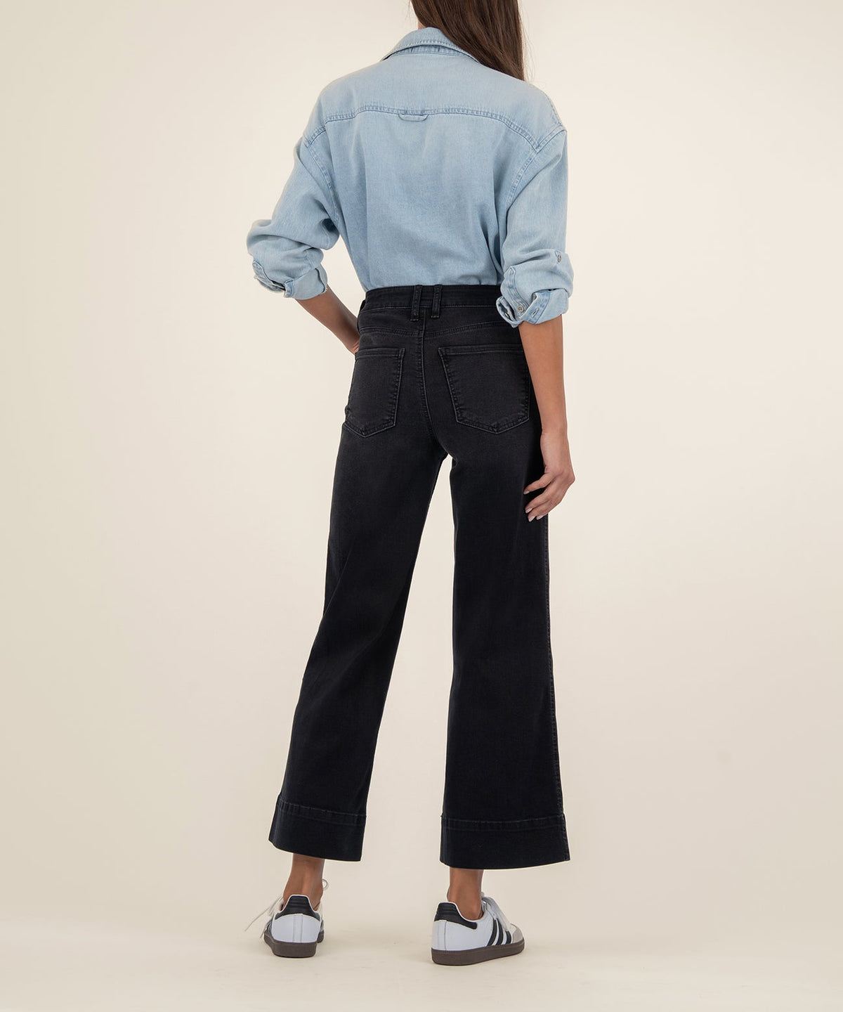 Meg High Rise FAB AB Wide Leg - DBL Front Pocket