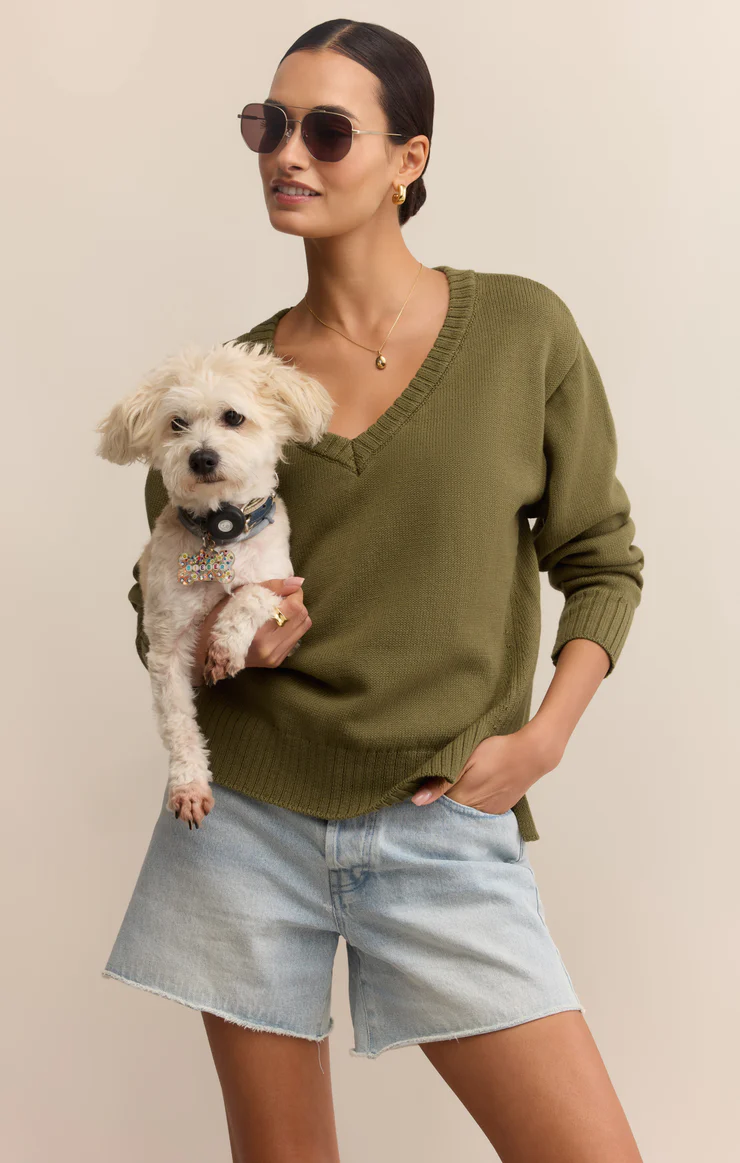 All Around V-neck Sweater