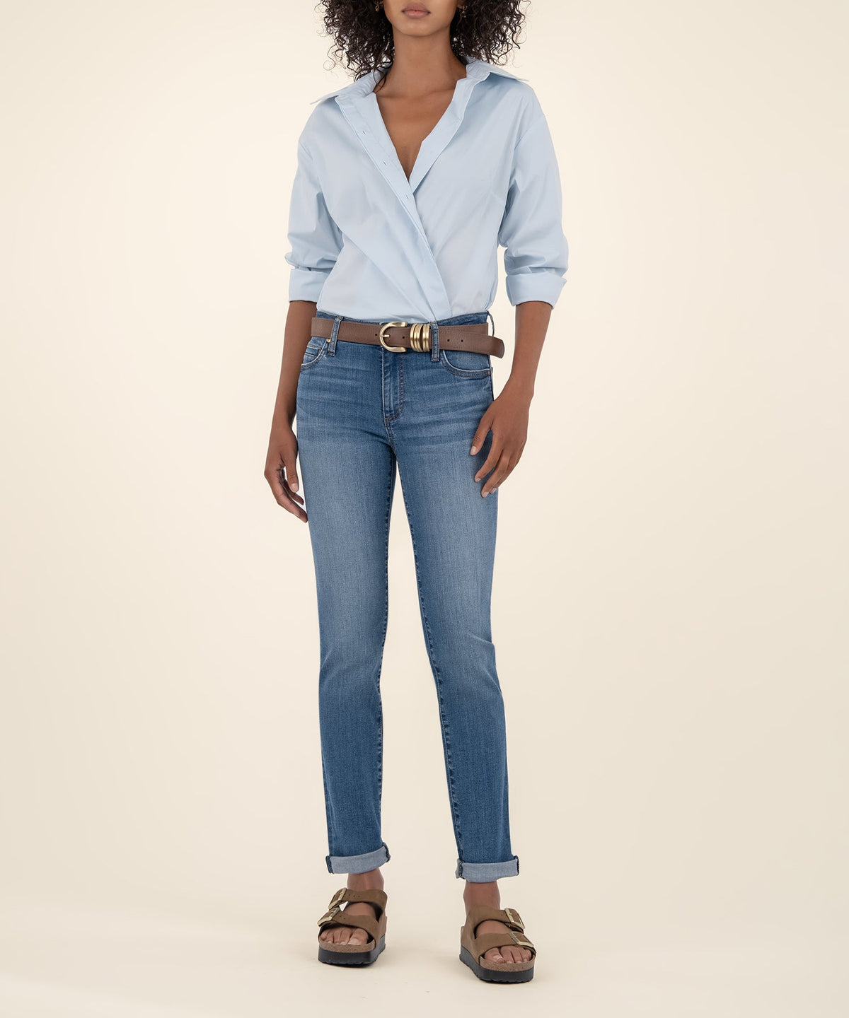 Catherine Mid Rise Boyfriend - Incandescent