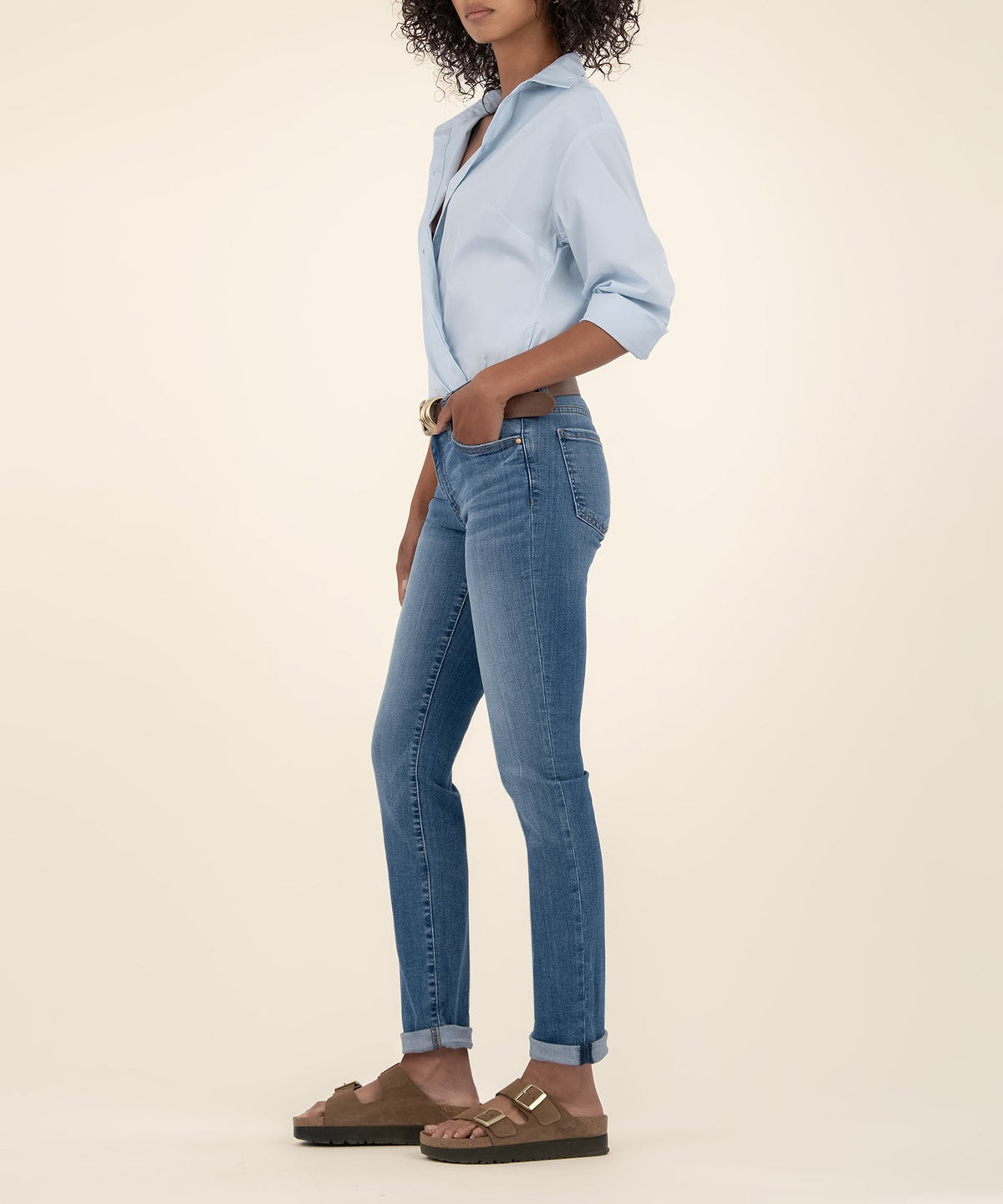 Catherine Mid Rise Boyfriend - Incandescent