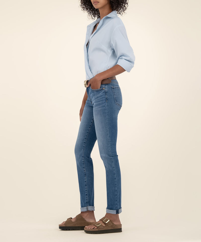 Catherine Mid Rise Boyfriend - Incandescent
