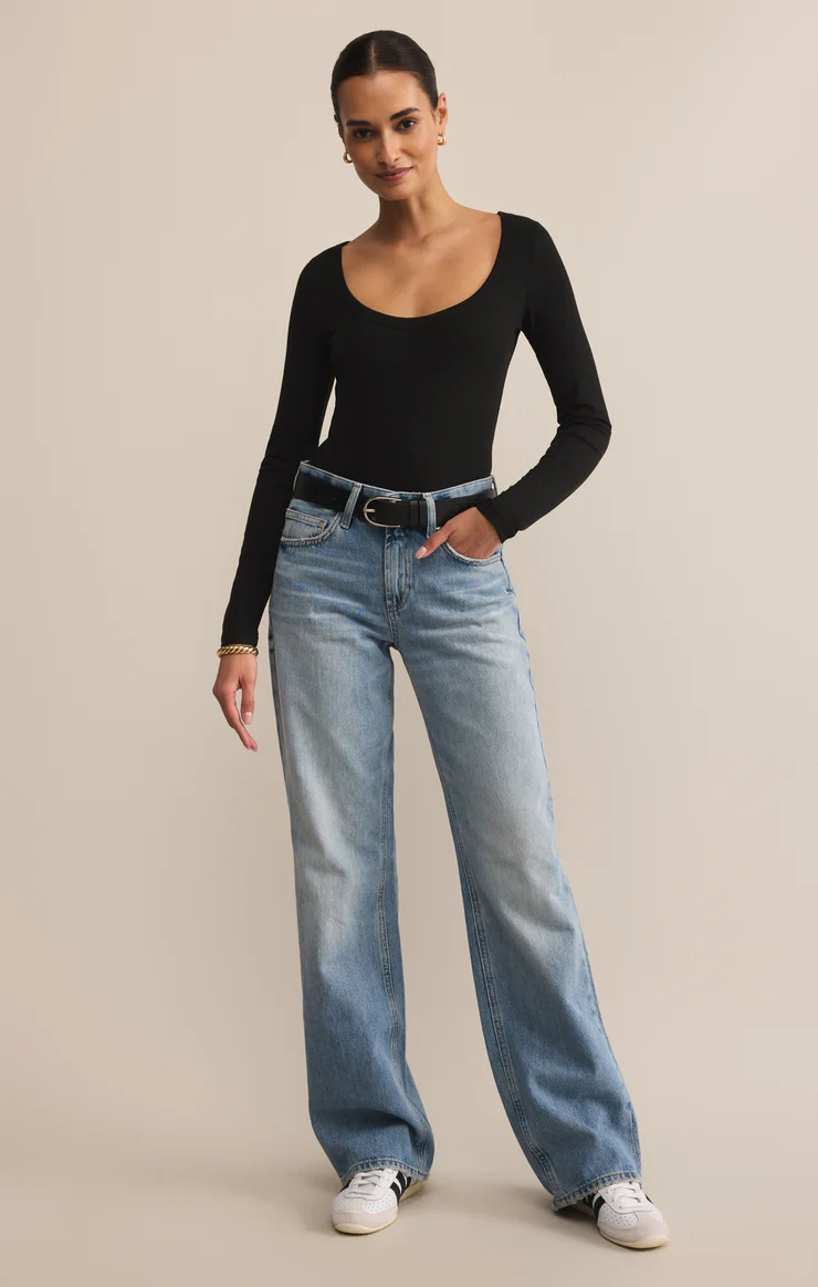 Second Skin Scoop Neck Top