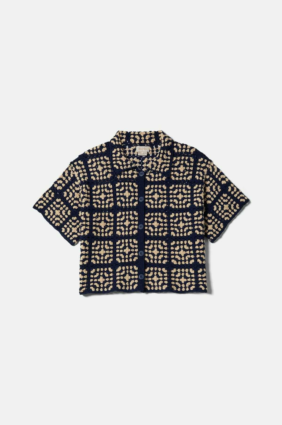 Crochet SS Button Down