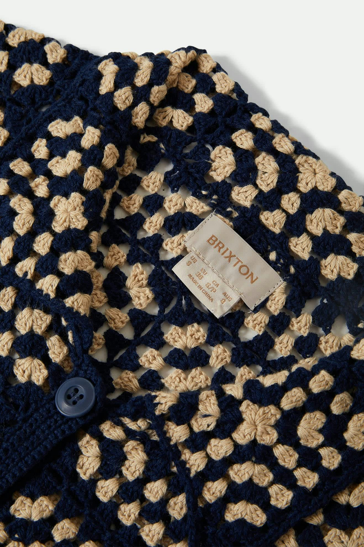 Crochet SS Button Down