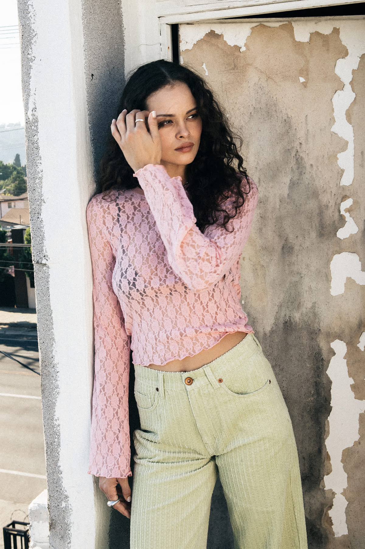 Dolly Slim LS Knit Tee