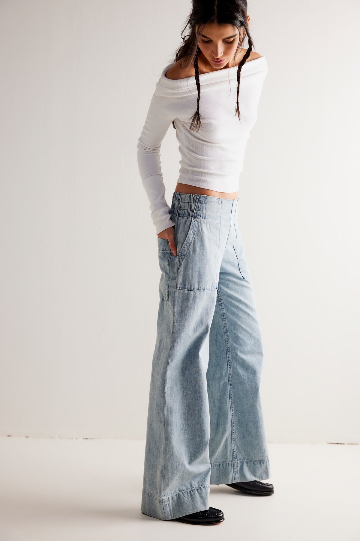 Breezy Denim Pull On