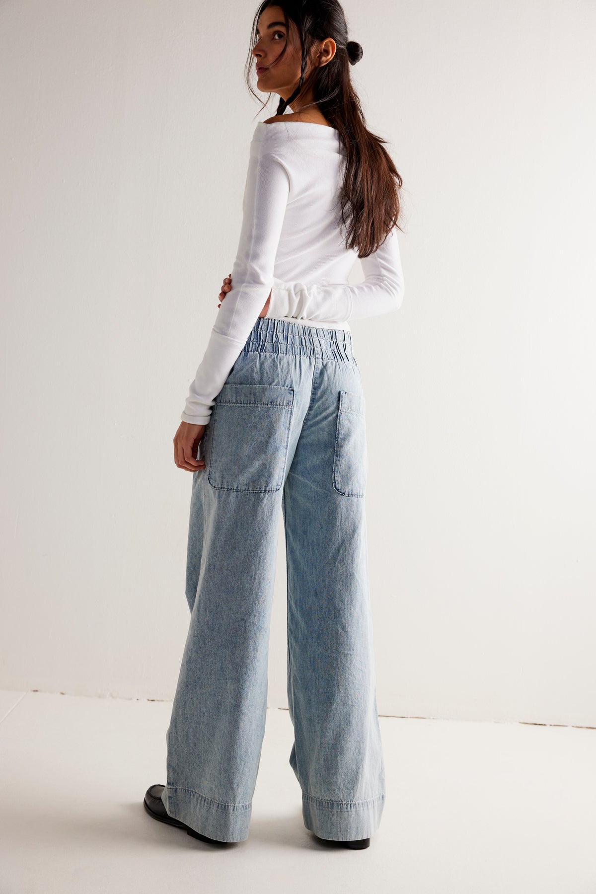 Breezy Denim Pull On